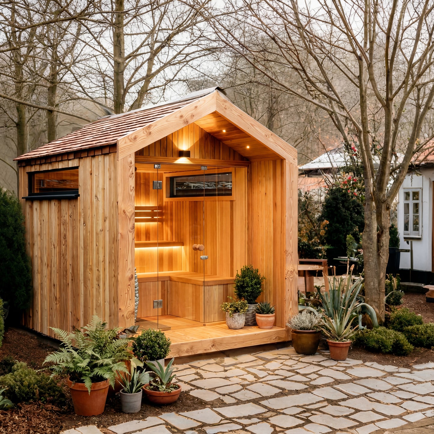 ForestCedar Nordic Panorama Outdoor Sauna