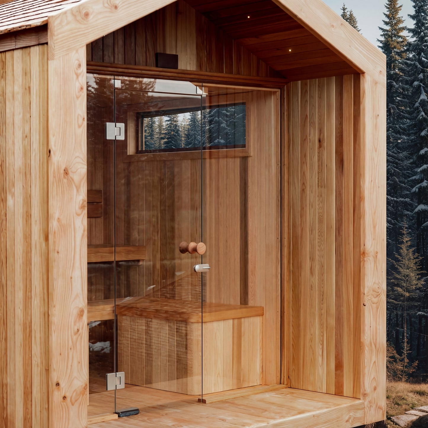 ForestCedar Nordic Panorama Outdoor Sauna
