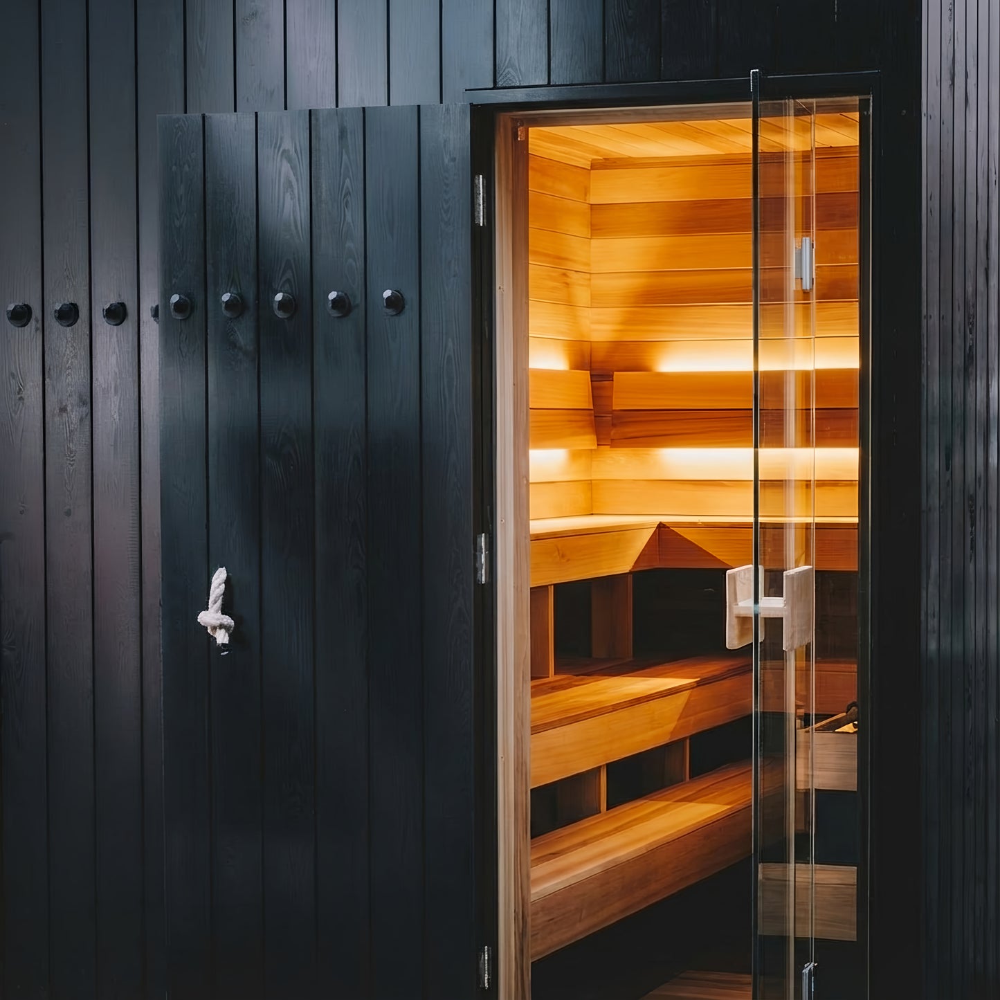 ForestCedar Obsidian Cube Outdoor Sauna