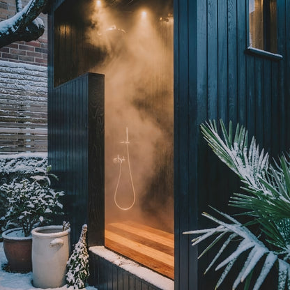 ForestCedar Obsidian Cube Outdoor Sauna