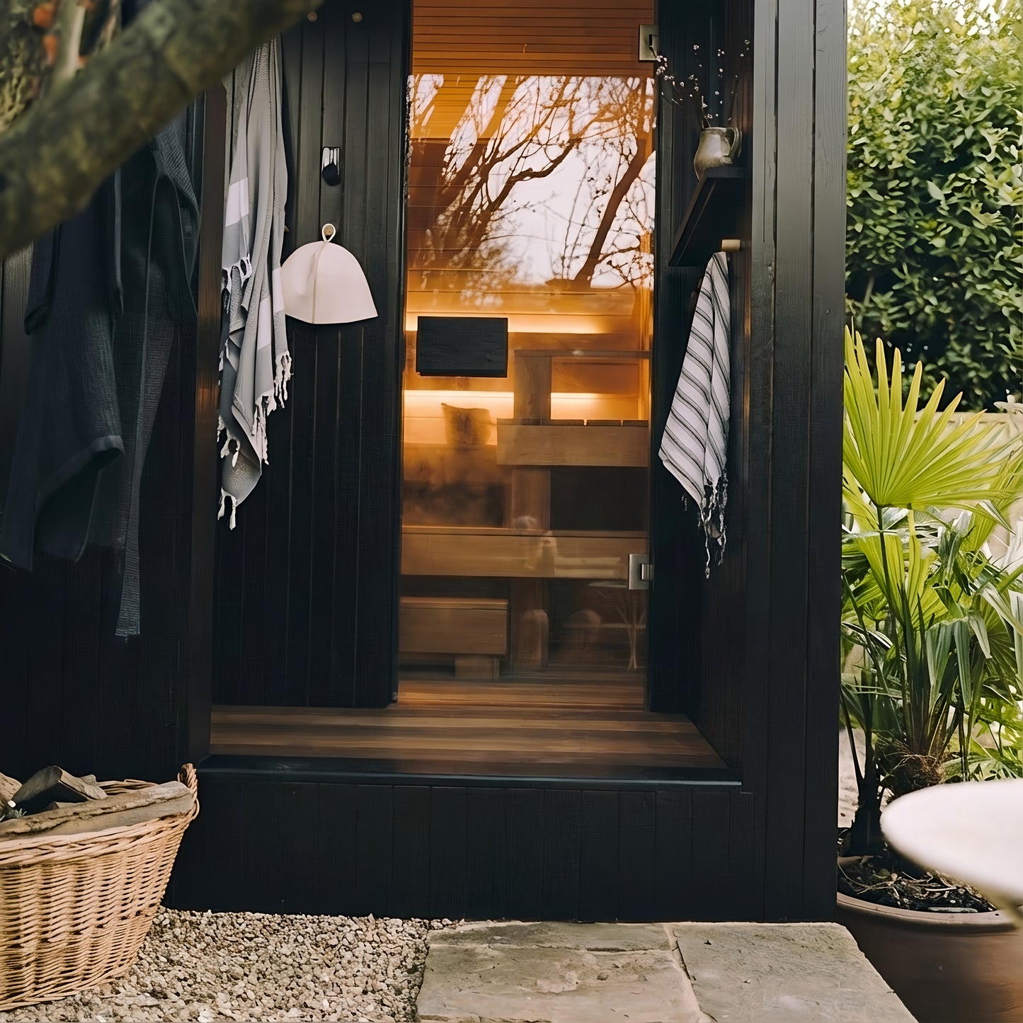 ForestCedar Obsidian Cube Outdoor Sauna