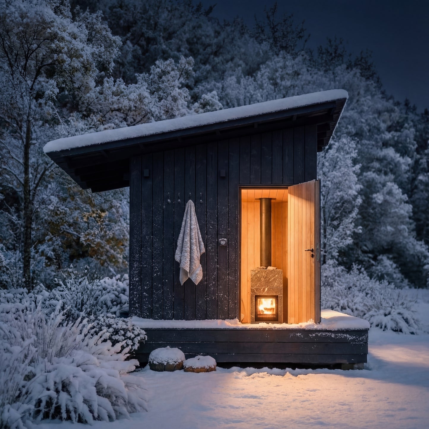 ForestCedar Snowfall Ridge Outdoor Sauna