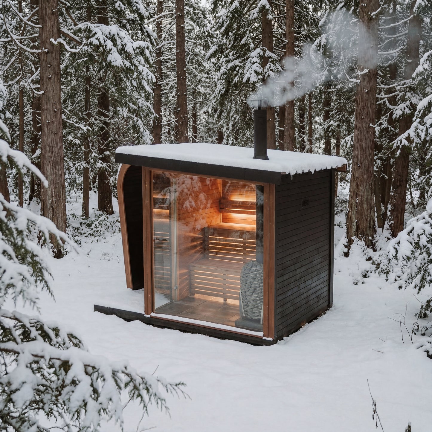 ForestCedar Alpine Arc Outdoor Sauna