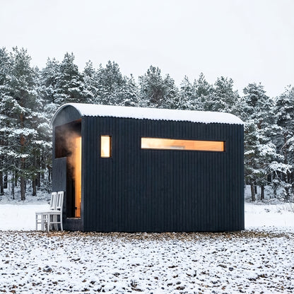 ForestCedar Obsidian Cube Outdoor Sauna