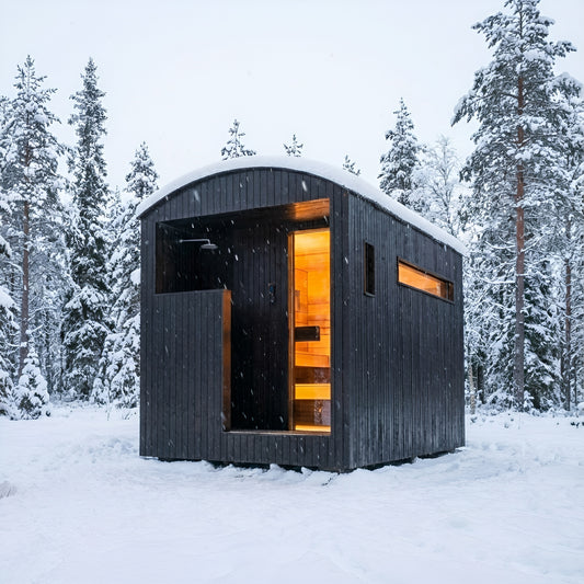 ForestCedar Obsidian Cube Outdoor Sauna