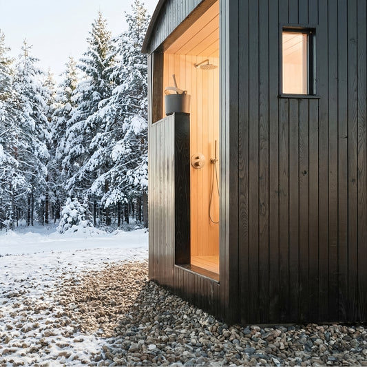 ForestCedar Obsidian Cube Outdoor Sauna